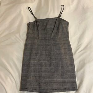 Black and White Plaid Dress